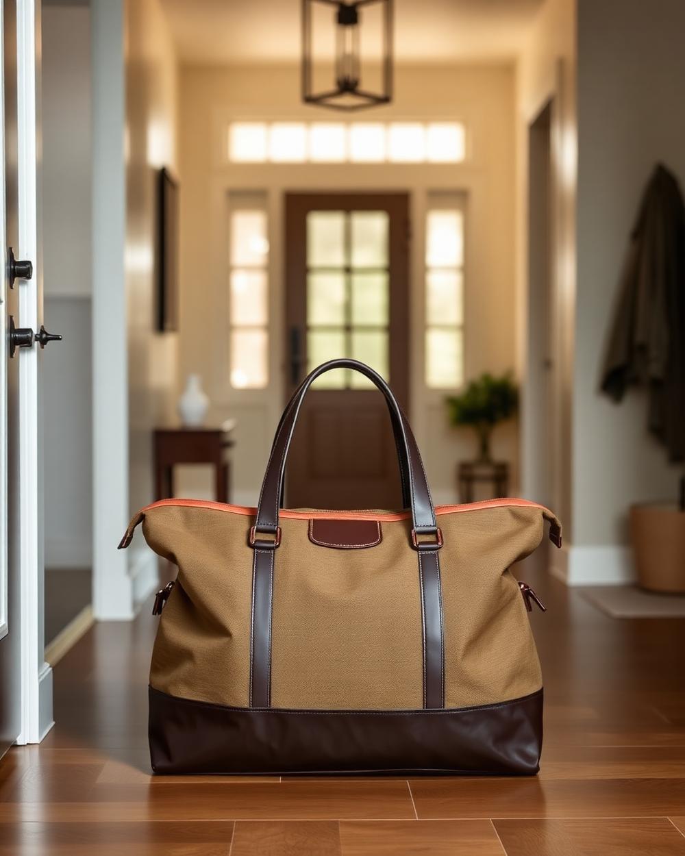 Waxed Canvas Travel Carrier